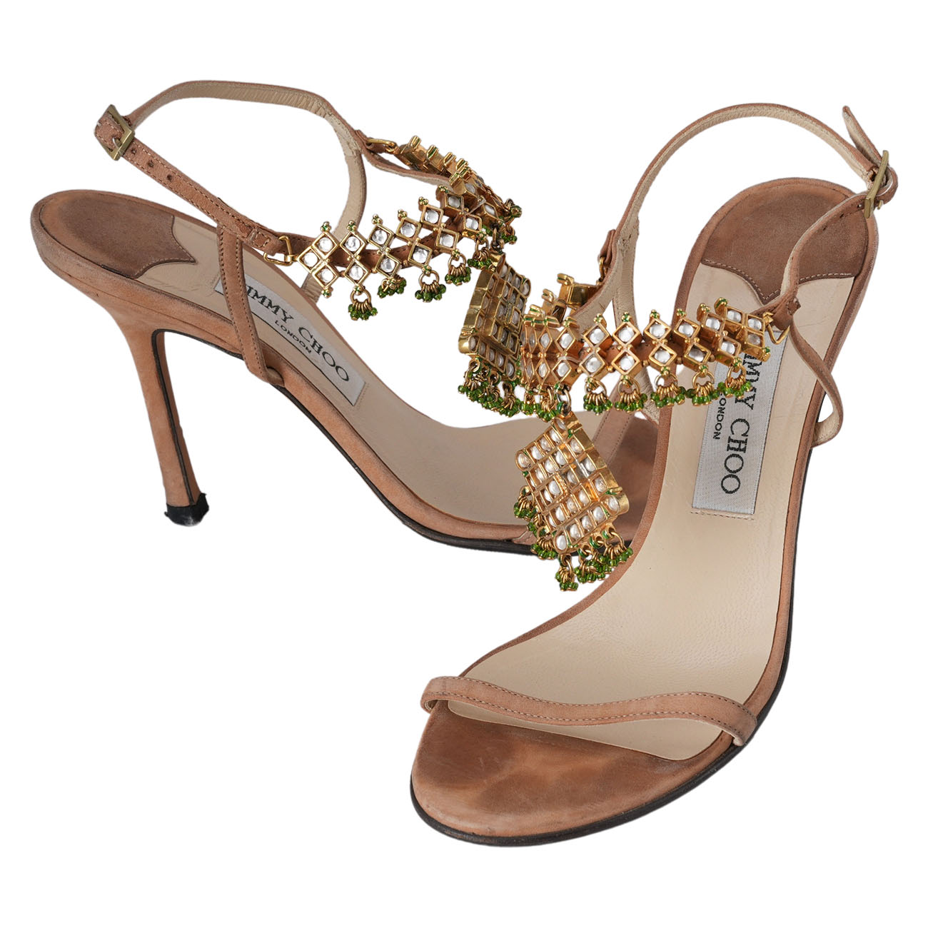 JIMMY CHOO(USED)지미추 여성 샌들 #38